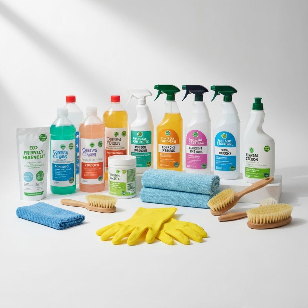 Professional cleaning products and supplies